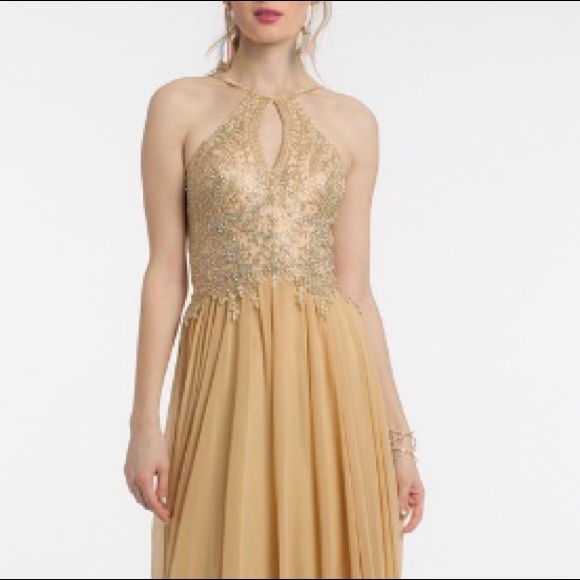 ✨CHAMPAGNE✨ cliffon dress - Camille La Vie - Picture 2 of 8